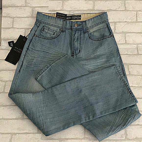 Montero Jeans 👖 Straight‎ leg size w30 / L:32 - Picture 1 of 7